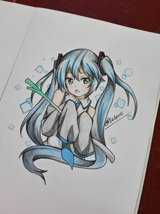 320x427 Who Loves Hatsune Miku ! Raise Ur Feet !!!! - Hatsune Miku Drawing