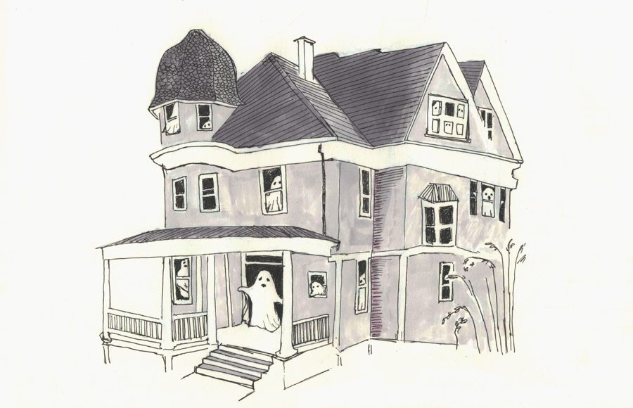 900x580 the haunted house on the hudson how a ghost story becomes true - Haunted House Cartoon Drawing