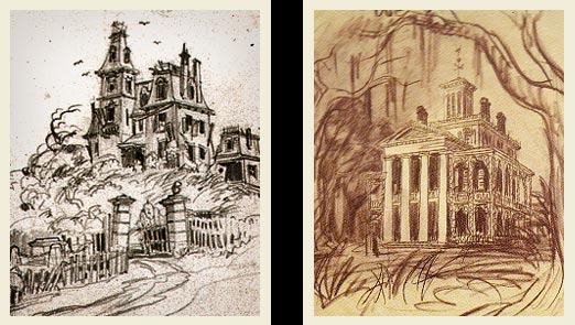 522x295 Doombuggies Gt Explore The History And Marvel - Haunted Mansion Drawing