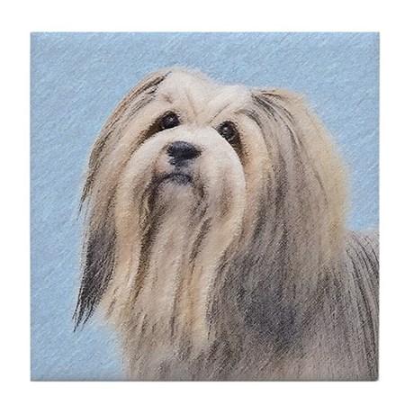 460x460 Havanese Drawing Coasters - Havanese Drawing