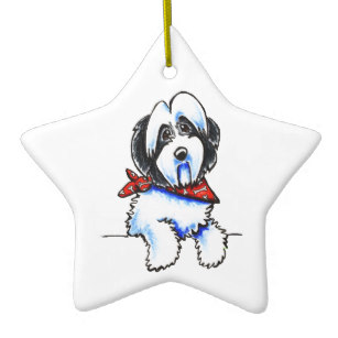 307x307 Havanese Drawing Home Furnishings Accessories - Havanese Drawing