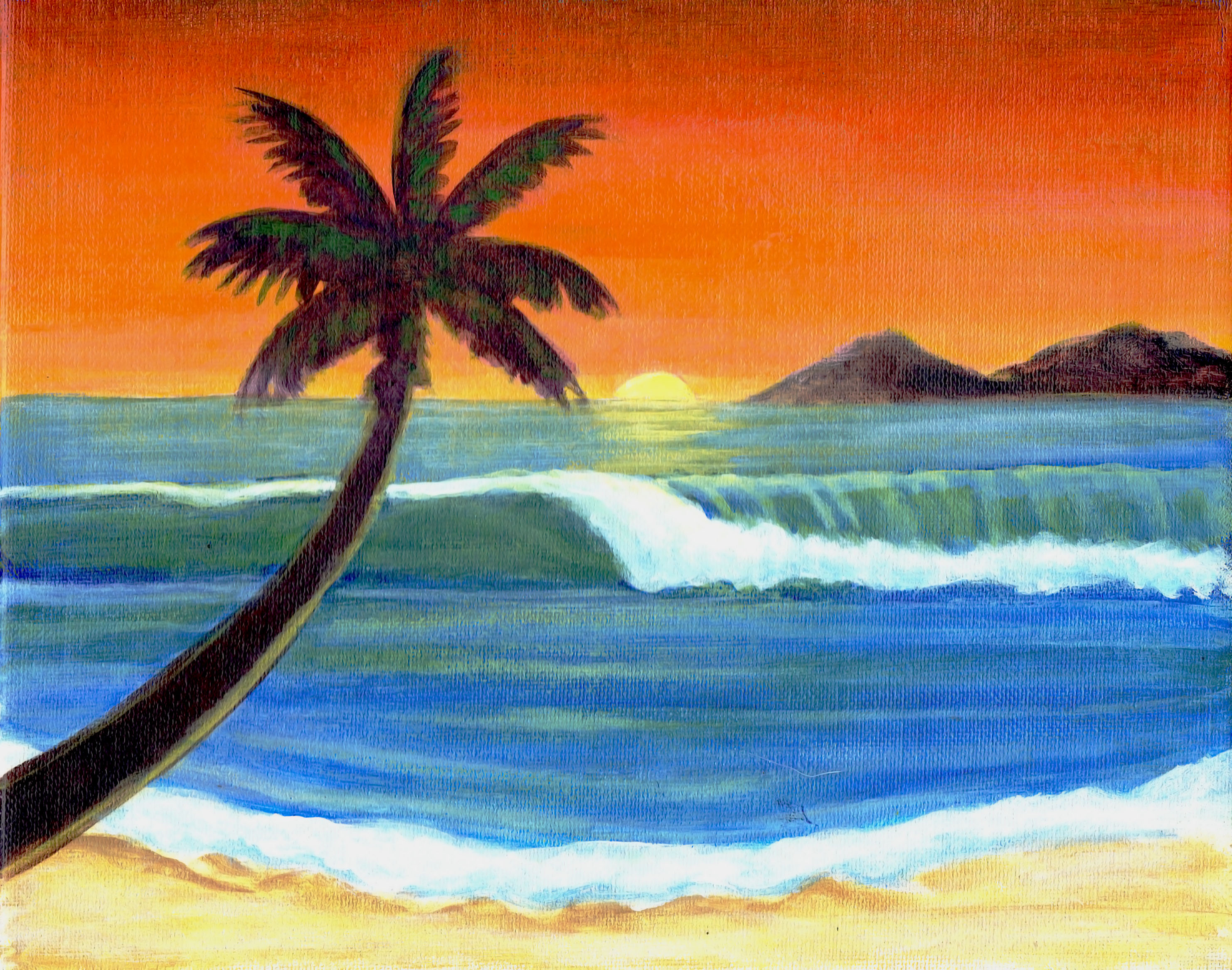 2964x2335 friday night drawing painting class high fire hawaii big - Hawaii ...