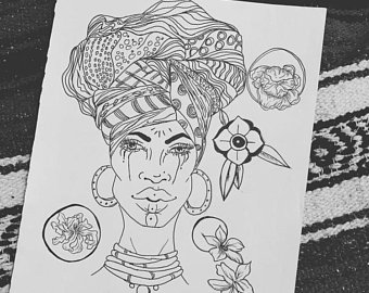 340x270 hawaii drawing etsy - Hawaii Drawing