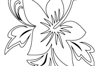 420x270 hawaii state flower coloring pages open coloring pages - Hawaii State Flower Drawing