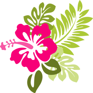 297x298 hawaiian hibiscus leaf clipart - Hawaiian Hibiscus Drawing