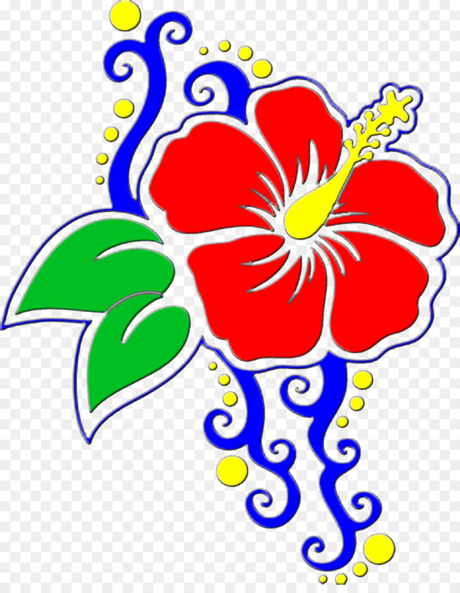 900x1160 Drawing, Flower, Plant, Transparent Png Image Clipart Free Download - Hawaiian Hibiscus Drawing