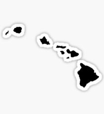 210x230 hawaii island drawing stickers redbubble - Hawaiian Islands Drawing