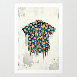 264x264 Hawaiian Shirt Art Prints - Hawaiian Shirt Drawing