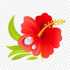 300x300 Hawaiian Shirt Hibiscus Free Vector Soidergi - Hawaiian Shirt Drawing