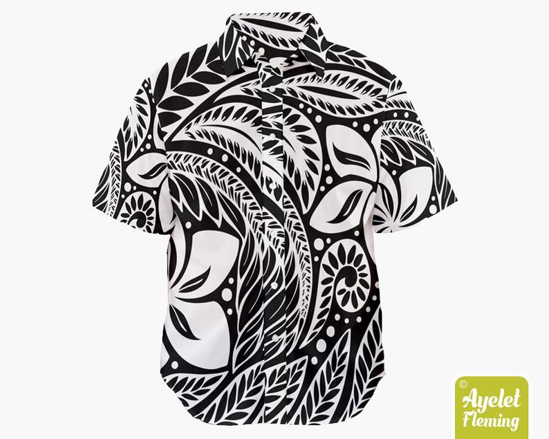 794x635 Hawaiian Shirt Polynesian Tribal Clothing Aloha Rockabilly Etsy - Hawaiian Shirt Drawing
