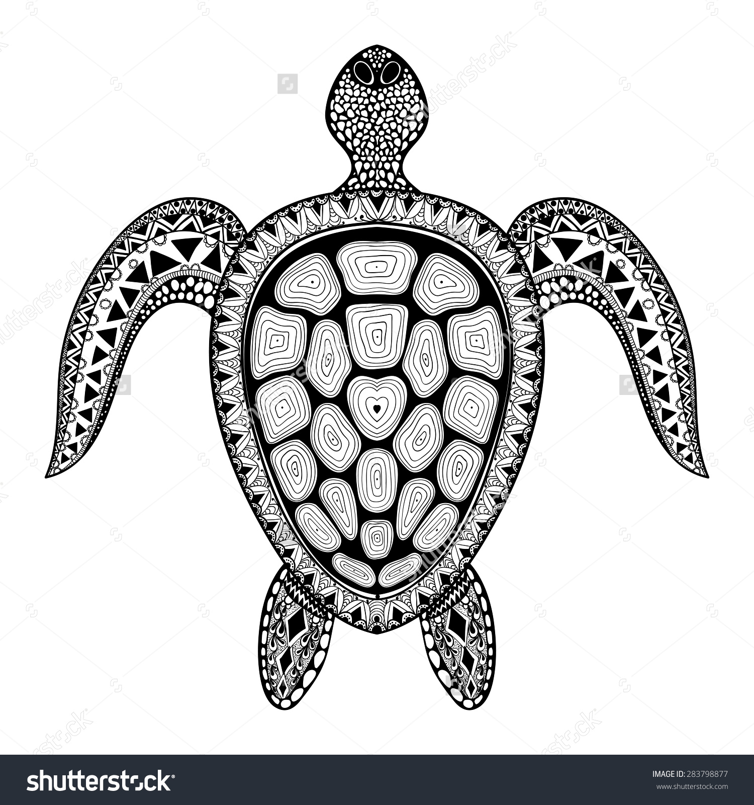 1500x1600 Hawaiian Turtle Coloring Pages With Collection Of Patterned - Hawaiian Turtle Drawing