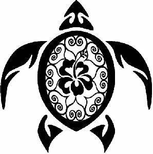 298x300 Hawaiian Turtle Drawing Outline Gtgt - Hawaiian Turtle Drawing