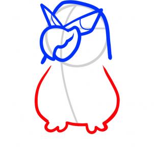 302x302 How To Draw How To Draw A Hawk For Kids - Hawk Drawing