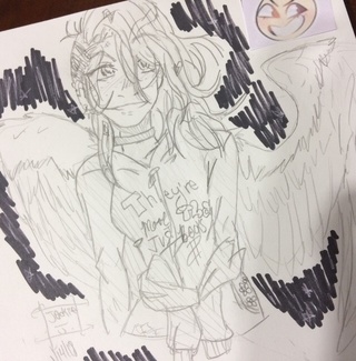 320x325 Hawkwings Drawings On Paigeeworld Pictures Of Hawkwings - Hawk Wings Drawing