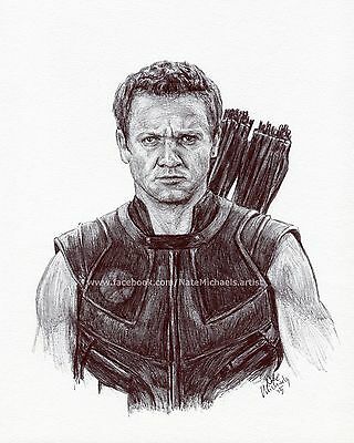 320x400 Original Hawkeye Drawing - Hawkeye Drawing