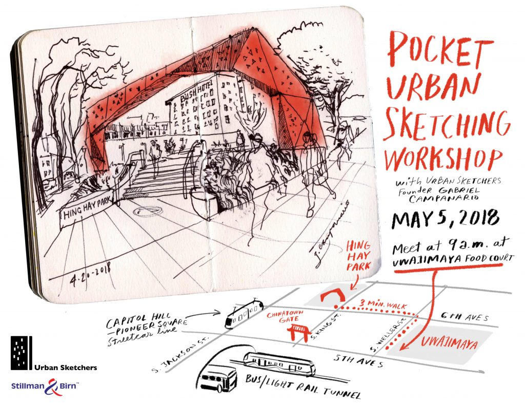 1024x791 Pocket Urban Sketching - Hay Drawing
