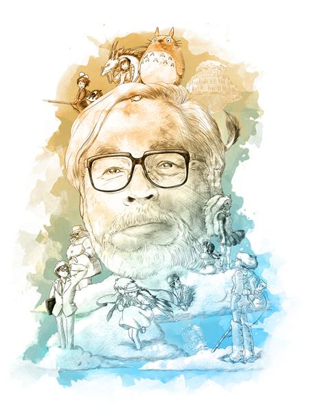 450x607 hayao miyazaki my hero - Hayao Miyazaki Drawings