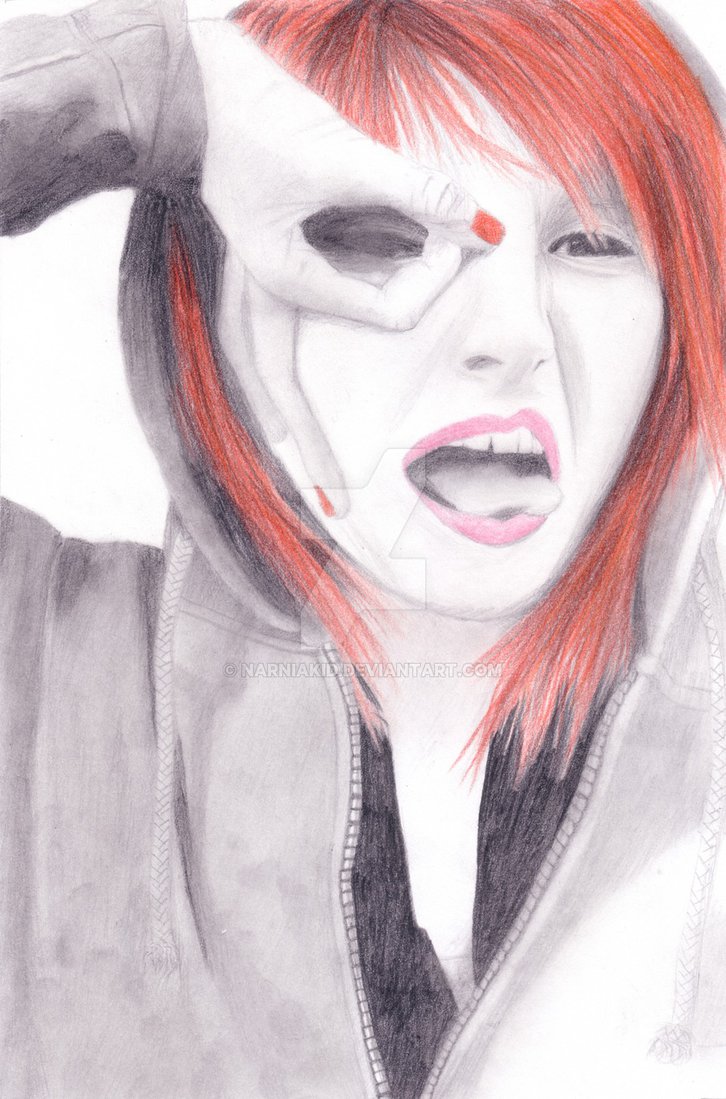 726x1099 Hayley Williams Drawing - Hayley Williams Drawing
