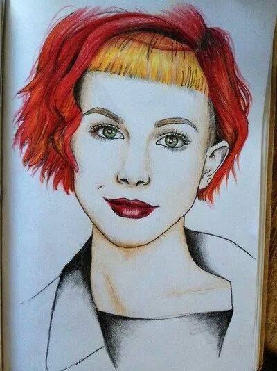 400x534 Hayley Williams Drawing Paramore Desenhos - Hayley Williams Drawing