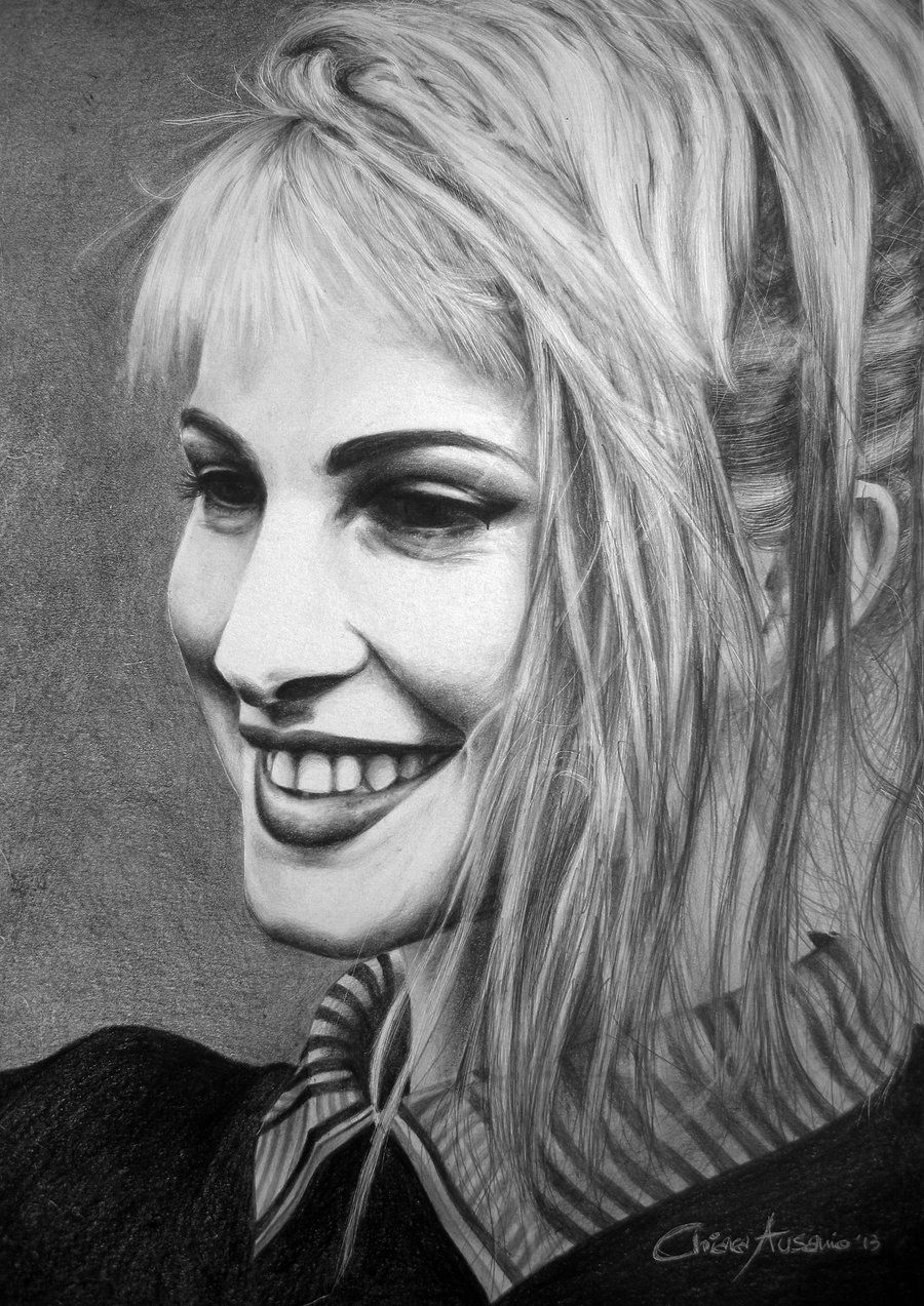 900x1273 Hayley Williams Drawing Pencil Portrait Chiara Ausanio Hayley - Hayley Williams Drawing