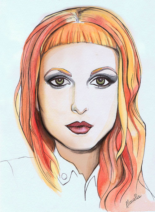 500x680 Hayley Williams - Hayley Williams Drawing