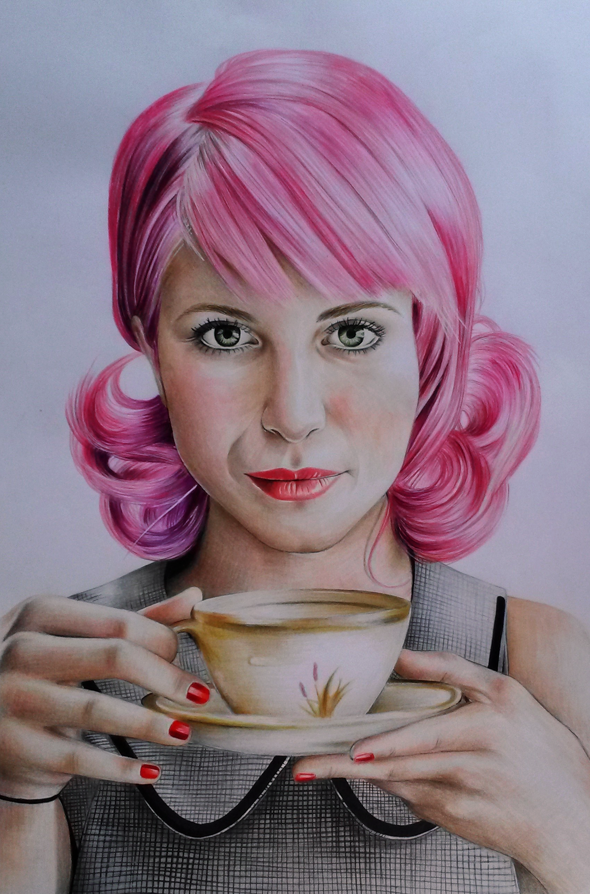 1200x1818 Drawing Hayley Williams On Behance - Hayley Williams Drawing