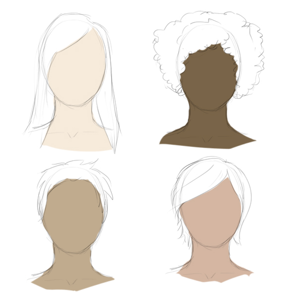 580x600 How To Draw Hair That Does Not Look Like A Haystack The Story - Haystack Drawing