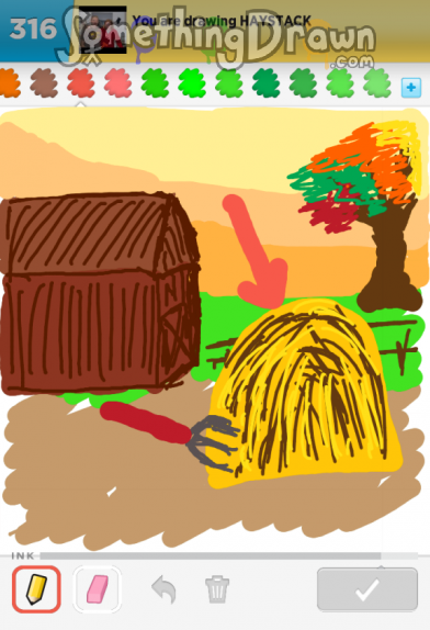 392x574  - Haystack Drawing