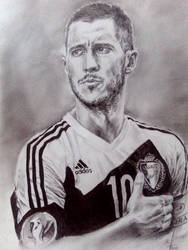 188x250 portrait eden hazard drawing pencil - Hazard Drawing