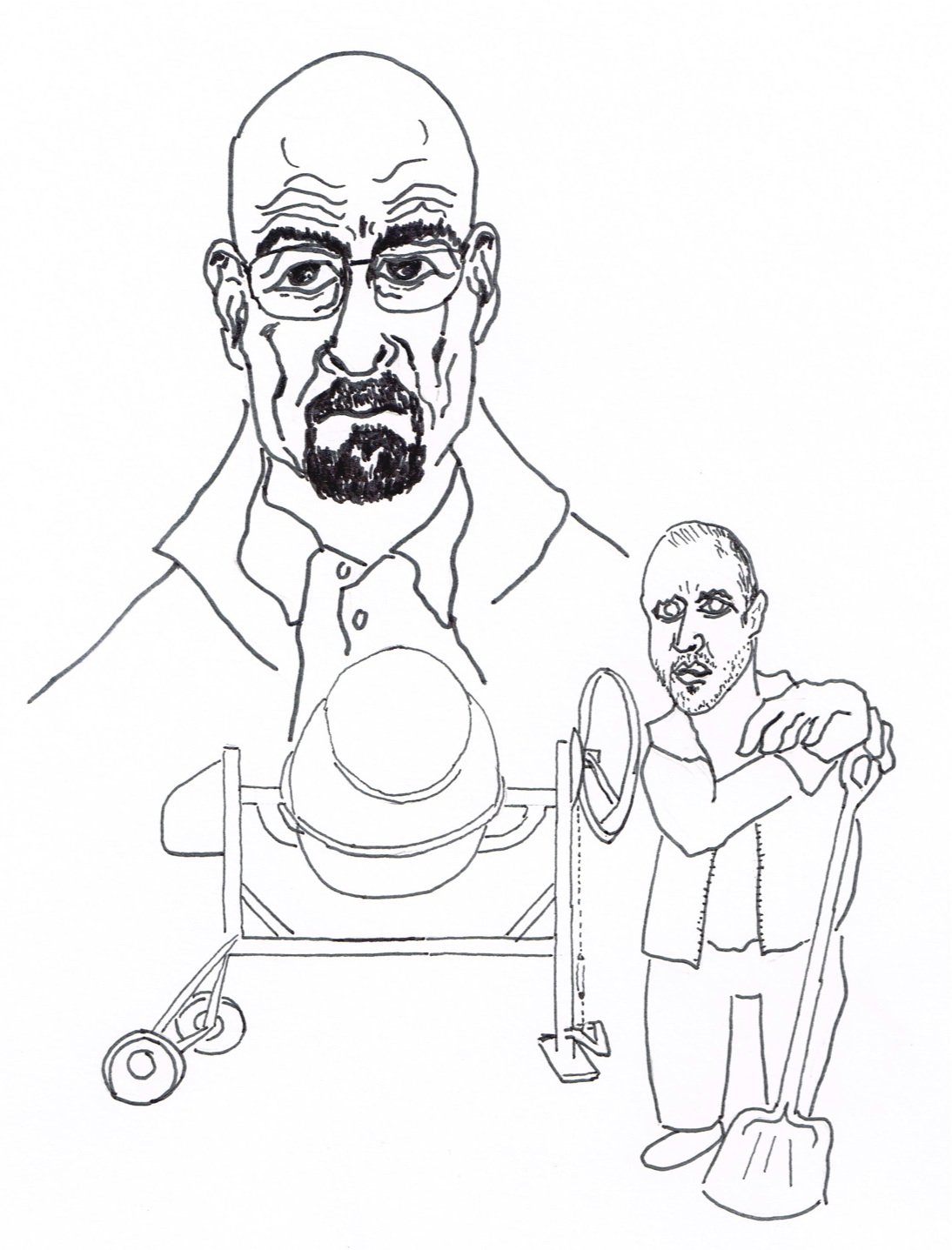 1094x1437 hazmat suit hung, drawn and cultured - Hazmat Suit Drawing