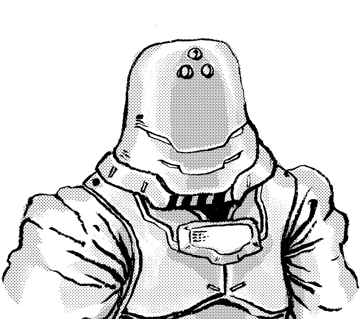 1199x1051 rodrigo bravo illustrator designer - Hazmat Suit Drawing