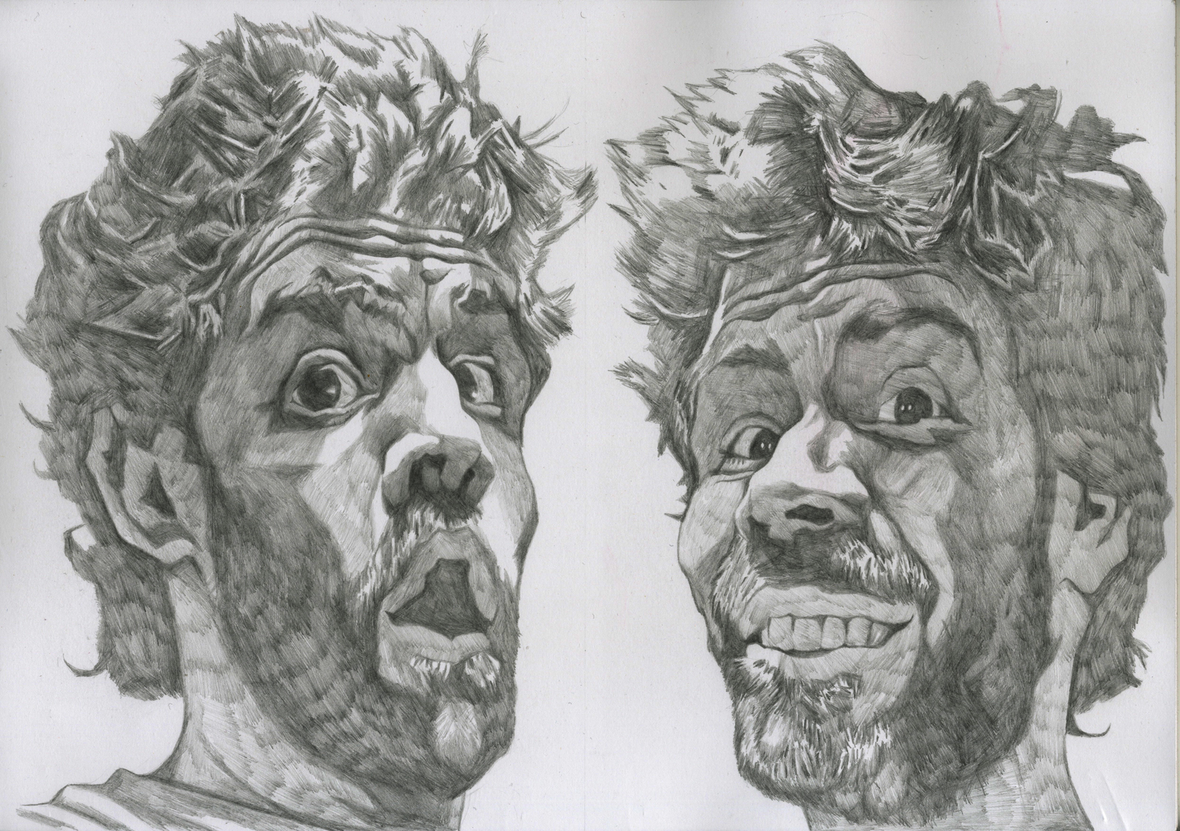 1700x1197 drawings of a great friend of mine daler rowney - Hb Drawing
