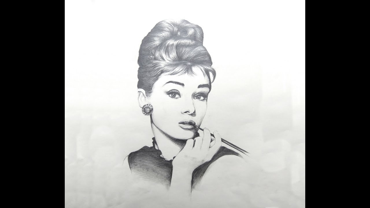 1280x720 audrey hepburn - Hb Drawing