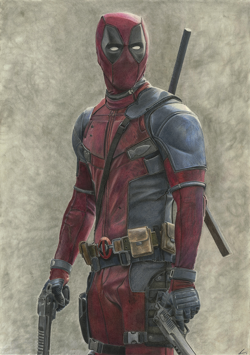 800x1137 deadpool hd drawing - Hd Drawing