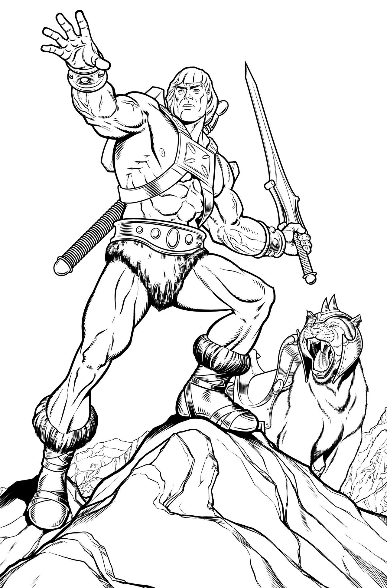 1280x1942 He Man! - He Man Drawing