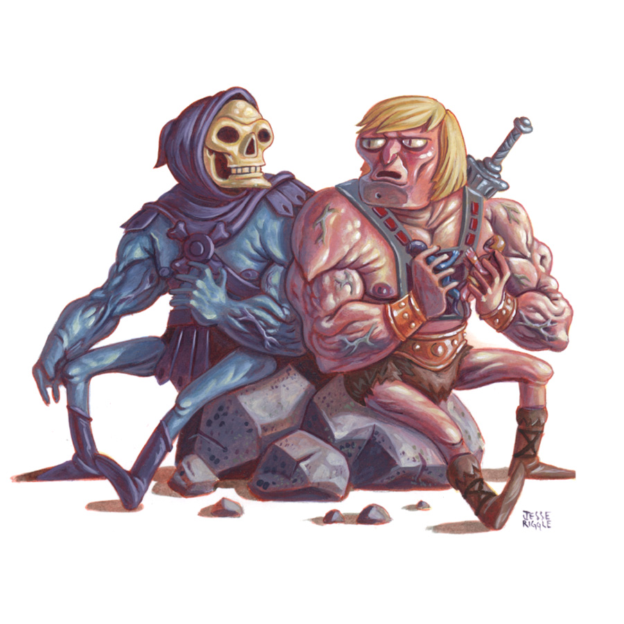 900x900 he man jesse riggle - He Man Drawing