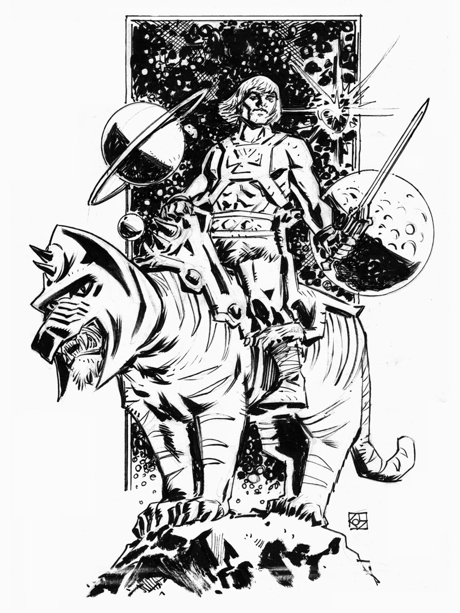 900x1200 He Man And Battlecat - He Man Drawing