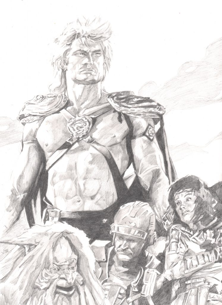 747x1024 Heman The Art Of James Richardson - He Man Drawing