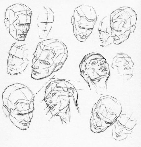 Head Anatomy Drawing at PaintingValley.com | Explore collection of Head ...