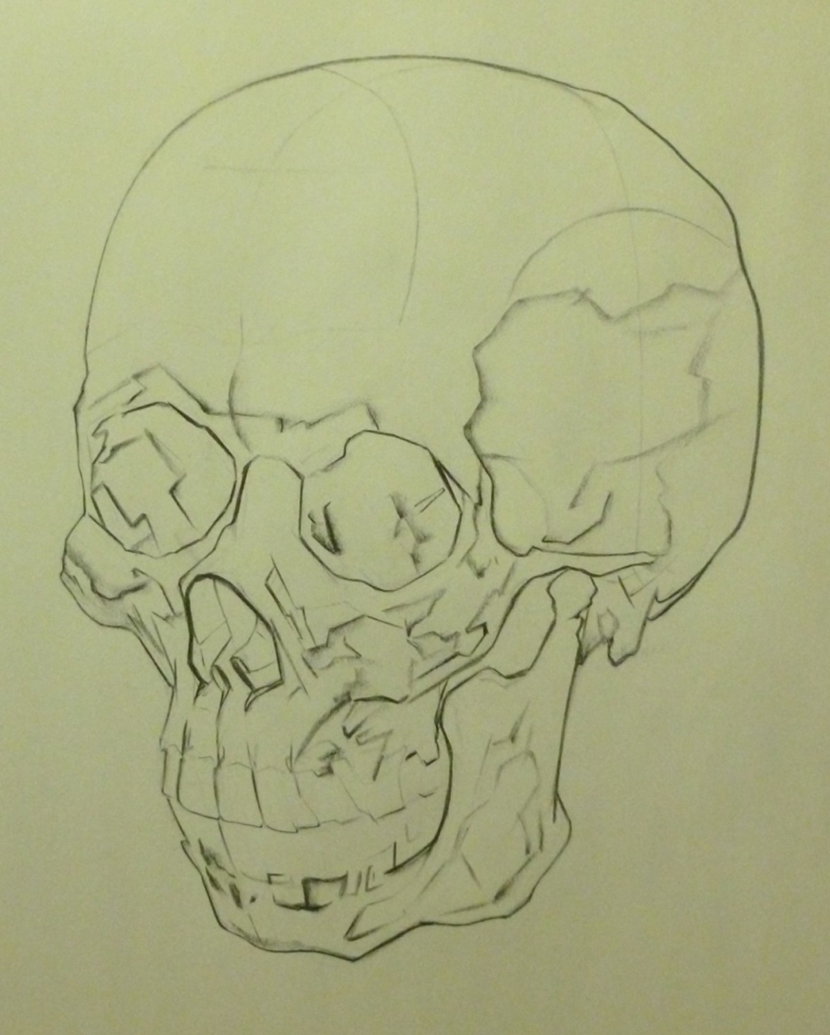 1200x1497 Mildredwilson Art - Head Construction Drawing