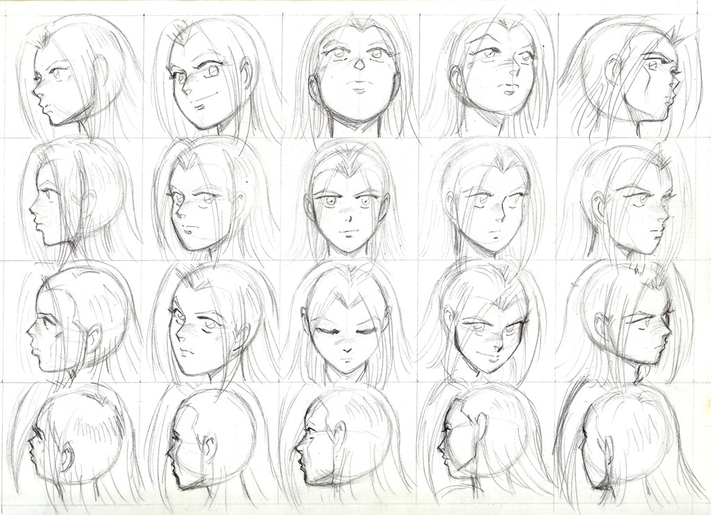 1024x742 How To Draw Comics Character Design Drawing The Figure Dirk I - Head Drawing