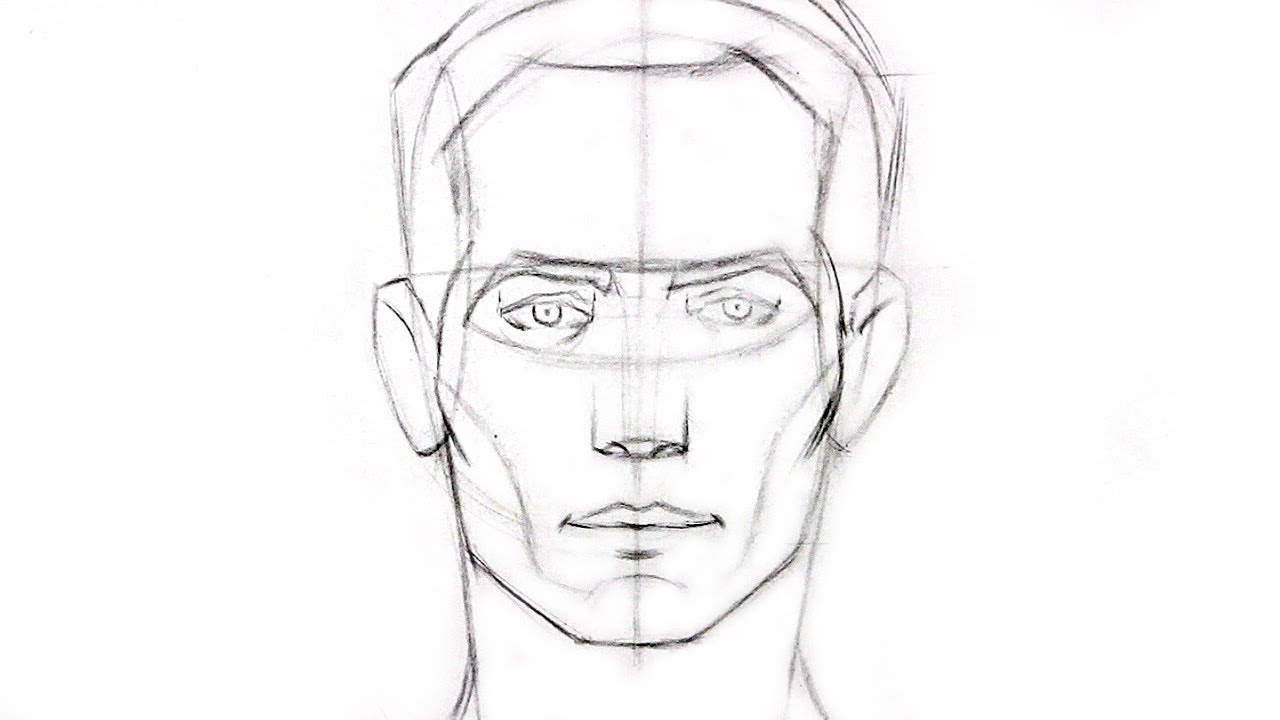 1280x720 How To Draw The Head - Head Drawing