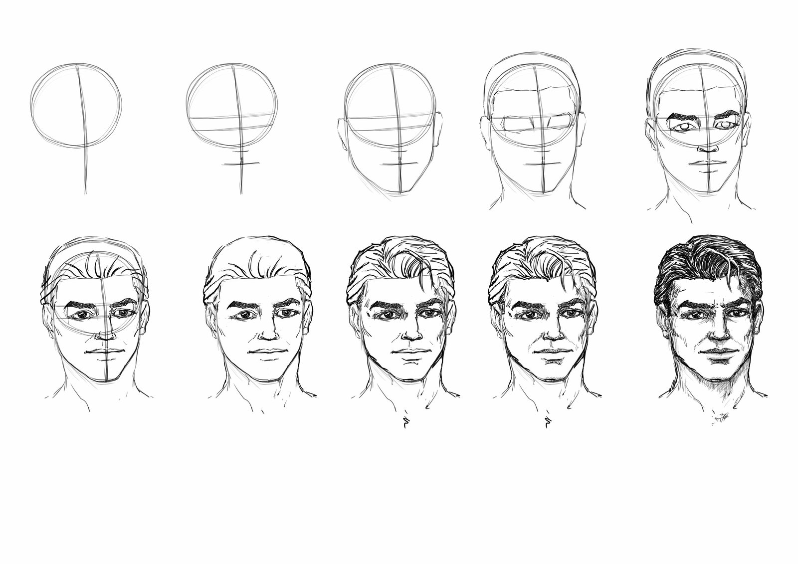 Head Drawing Tutorial at Explore collection of