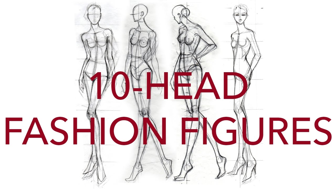 1280x720 How To Draw Classic Head Fashion Figures - Head Figure Drawing