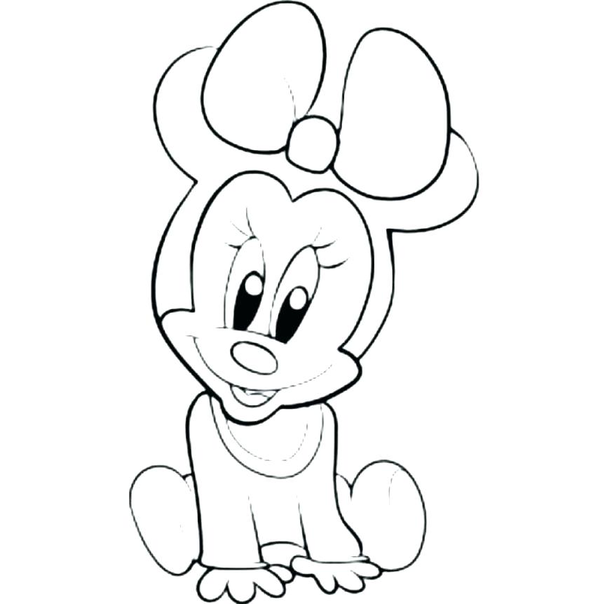 863x861 Coloring Mickey Mouse Outline Drawing Para Y Large Head Template - Head Outline Drawing