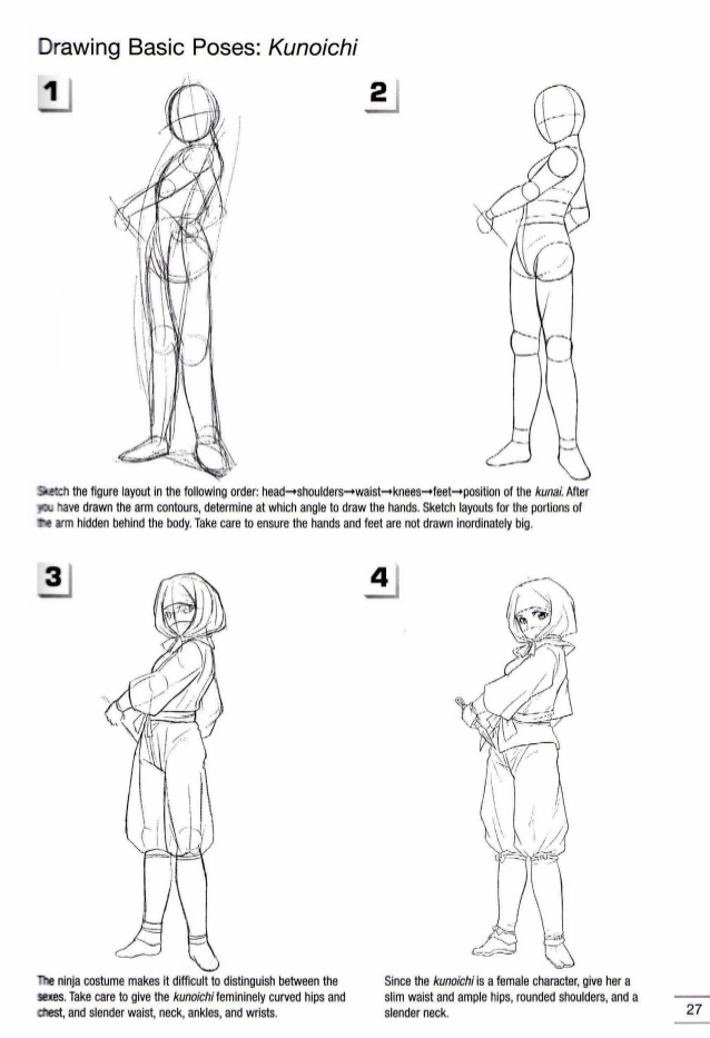 638x933 How To Draw Manga Vol Ninja Samurai Portrayal - Head Positions Drawing