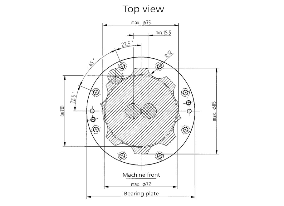 910x660 Baltec Multi Riveting Head - Head Positions Drawing