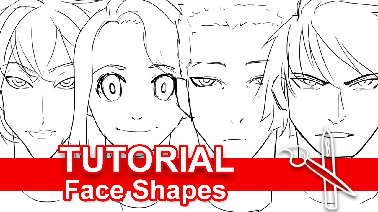 1280x720 Tutorial Drawing Unique Face Shapes - Head Shape Drawing