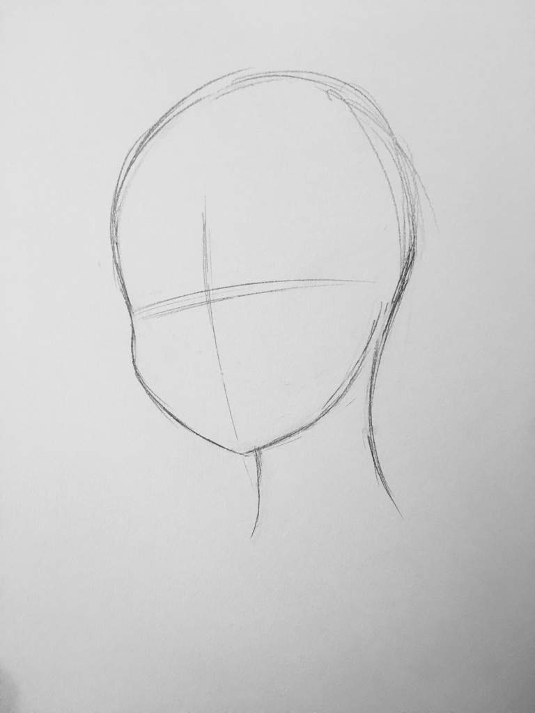 Head Shape Drawing at PaintingValley.com | Explore collection of Head ...