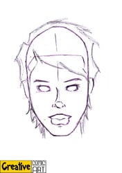 176x250 Drawing Basics Human Figure Head Creative Comic Art - Head Structure Drawing